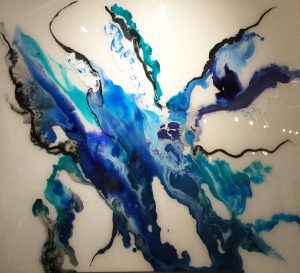 Abstract Blue