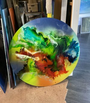 Colourful Abstract Table Top