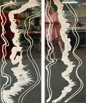 Grey Mirror Art