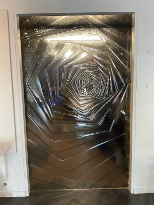 Optical Illusion Sliding Door