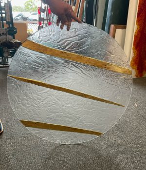 Tabletop Clear with Gold