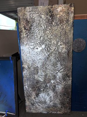 Palm leaf panel